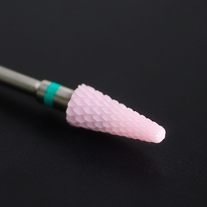 Frezavimo pjoviklis Rožinis keraminis karbidas nagų grąžtai, skirti elektrinei mašinai Poliravimo gelio valiklis Nulupimo dildė Manikiūro priedas