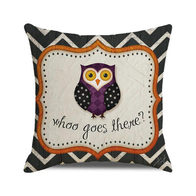 Noć vještica Jesen 2022. Jastučnica Lanena jastučnica Trik ili poslastica Uređenje seoske kuće Kućne navlake za jastuke za ukrase na kauču