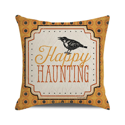 Noć vještica Jesen 2022. Jastučnica Lanena jastučnica Trik ili poslastica Uređenje seoske kuće Kućne navlake za jastuke za ukrase na kauču