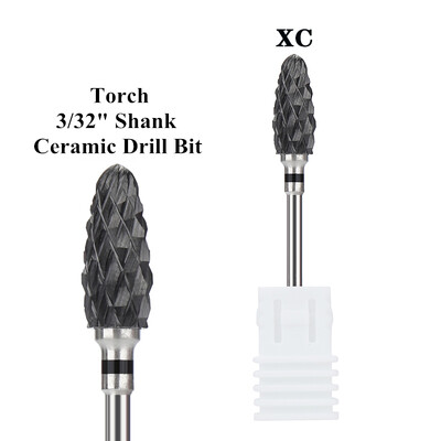 Profesionalne 5 u 1 svrdla za nokte 3/32" glodala Brusilice Vrhovi za akrilne nokte Sredstva za skidanje gel laka Dodaci za uređenje noktiju