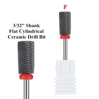 Profesionalne 5 u 1 svrdla za nokte 3/32" glodala Brusilice Vrhovi za akrilne nokte Sredstva za skidanje gel laka Dodaci za uređenje noktiju