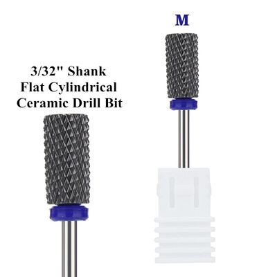 Profesionalne 5 u 1 svrdla za nokte 3/32" glodala Brusilice Vrhovi za akrilne nokte Sredstva za skidanje gel laka Dodaci za uređenje noktiju