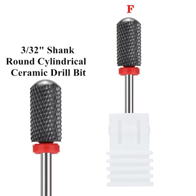 Profesionalne 5 u 1 svrdla za nokte 3/32" glodala Brusilice Vrhovi za akrilne nokte Sredstva za skidanje gel laka Dodaci za uređenje noktiju