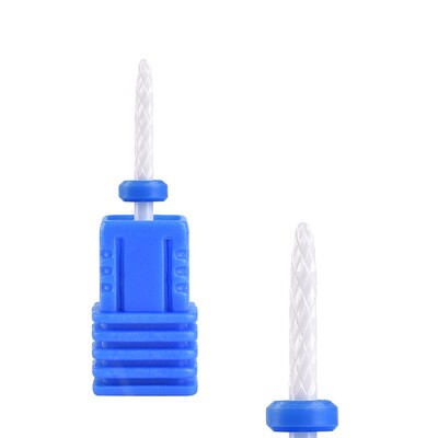 Keraminiai nagų grąžtai akrilo geliui pašalinti guminį silikoninį frezą elektriniam gręžtuvui manikiūrui pedikiūrui