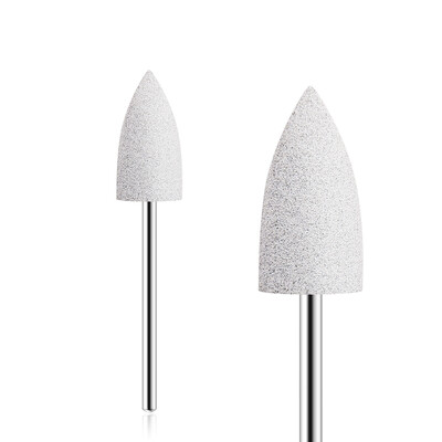 Keraminiai nagų grąžtai akrilo geliui pašalinti guminį silikoninį frezą elektriniam gręžtuvui manikiūrui pedikiūrui