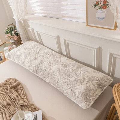 Μαξιλαροθήκη 120/150/180cm Μακριά Καπιτονέ Μαξιλαροθήκη Μαλακό Πολυεστέρα Καπιτονέ μονής όψης Κάλυμμα μαξιλαριού αγκαλιάς Couple Lover Μαξιλαροθήκη