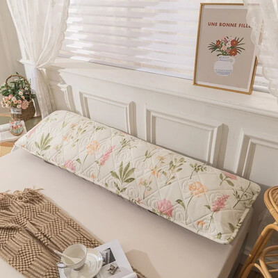 Μαξιλαροθήκη 120/150/180cm Μακριά Καπιτονέ Μαξιλαροθήκη Μαλακό Πολυεστέρα Καπιτονέ μονής όψης Κάλυμμα μαξιλαριού αγκαλιάς Couple Lover Μαξιλαροθήκη