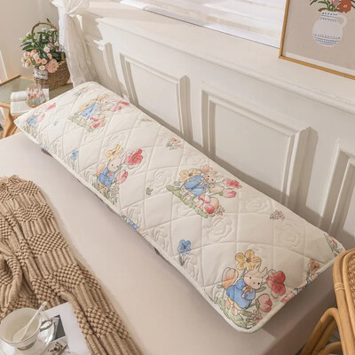 Μαξιλαροθήκη 120/150/180cm Μακριά Καπιτονέ Μαξιλαροθήκη Μαλακό Πολυεστέρα Καπιτονέ μονής όψης Κάλυμμα μαξιλαριού αγκαλιάς Couple Lover Μαξιλαροθήκη