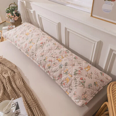 Μαξιλαροθήκη 120/150/180cm Μακριά Καπιτονέ Μαξιλαροθήκη Μαλακό Πολυεστέρα Καπιτονέ μονής όψης Κάλυμμα μαξιλαριού αγκαλιάς Couple Lover Μαξιλαροθήκη