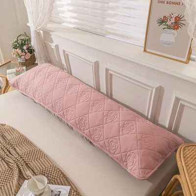 Μαξιλαροθήκη 120/150/180cm Μακριά Καπιτονέ Μαξιλαροθήκη Μαλακό Πολυεστέρα Καπιτονέ μονής όψης Κάλυμμα μαξιλαριού αγκαλιάς Couple Lover Μαξιλαροθήκη