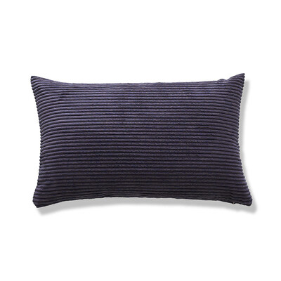 1 KOM Udobna pravokutna jastučnica od flanelskog flisa Jastučnica s lumbalnim prugama Ukrasna topla jastučnica od samta 30x50 cm