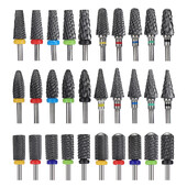 1kom crne keramičke glave za brušenje, svrdlo za nokte, glodalo za uklanjanje akrila za manikuru, električni dodaci za turpije za nokte