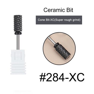 1kom crne keramičke glave za brušenje, svrdlo za nokte, glodalo za uklanjanje akrila za manikuru, električni dodaci za turpije za nokte