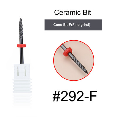 1kom crne keramičke glave za brušenje, svrdlo za nokte, glodalo za uklanjanje akrila za manikuru, električni dodaci za turpije za nokte