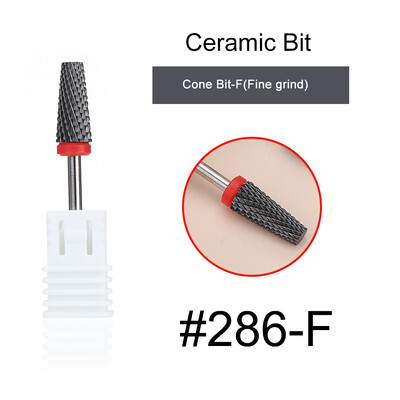 1kom crne keramičke glave za brušenje, svrdlo za nokte, glodalo za uklanjanje akrila za manikuru, električni dodaci za turpije za nokte
