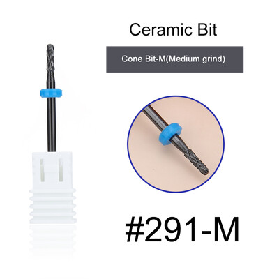 1kom crne keramičke glave za brušenje, svrdlo za nokte, glodalo za uklanjanje akrila za manikuru, električni dodaci za turpije za nokte