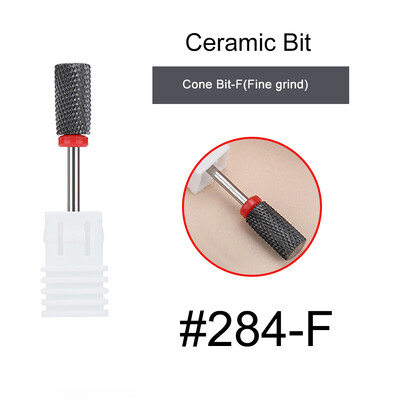 1kom crne keramičke glave za brušenje, svrdlo za nokte, glodalo za uklanjanje akrila za manikuru, električni dodaci za turpije za nokte