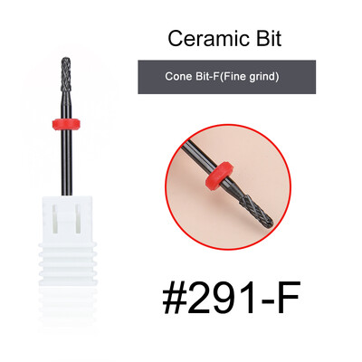 1kom crne keramičke glave za brušenje, svrdlo za nokte, glodalo za uklanjanje akrila za manikuru, električni dodaci za turpije za nokte