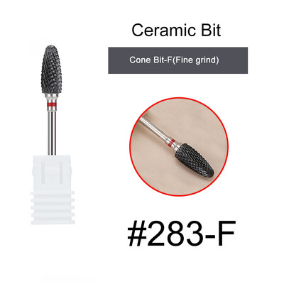 1kom crne keramičke glave za brušenje, svrdlo za nokte, glodalo za uklanjanje akrila za manikuru, električni dodaci za turpije za nokte