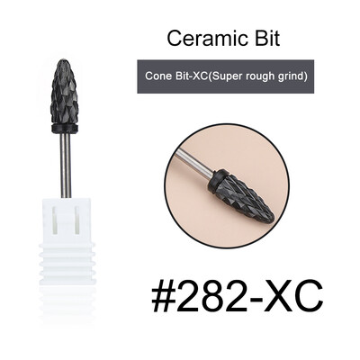 1kom crne keramičke glave za brušenje, svrdlo za nokte, glodalo za uklanjanje akrila za manikuru, električni dodaci za turpije za nokte