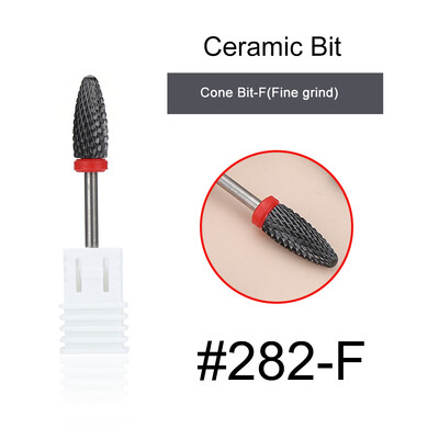 1kom crne keramičke glave za brušenje, svrdlo za nokte, glodalo za uklanjanje akrila za manikuru, električni dodaci za turpije za nokte