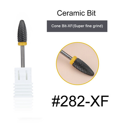 1kom crne keramičke glave za brušenje, svrdlo za nokte, glodalo za uklanjanje akrila za manikuru, električni dodaci za turpije za nokte