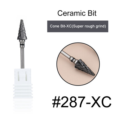 1kom crne keramičke glave za brušenje, svrdlo za nokte, glodalo za uklanjanje akrila za manikuru, električni dodaci za turpije za nokte