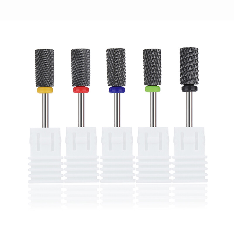 1kom crne keramičke glave za brušenje, svrdlo za nokte, glodalo za uklanjanje akrila za manikuru, električni dodaci za turpije za nokte