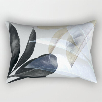 Ukrasna navlaka za jastuk 30x50 Jastučnica Tropske biljke Kauč Jastuci Poliester Dekoracija Poklopni jastuci Kućni dekor