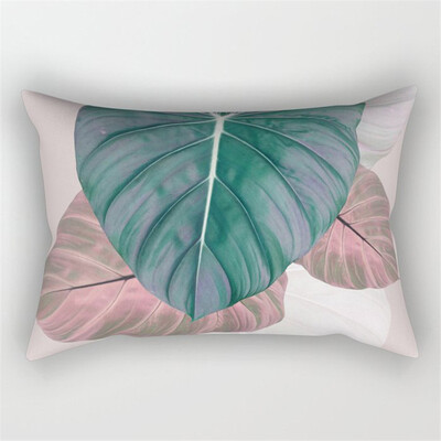 Ukrasna navlaka za jastuk 30x50 Jastučnica Tropske biljke Kauč Jastuci Poliester Dekoracija Poklopni jastuci Kućni dekor