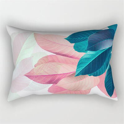 Ukrasna navlaka za jastuk 30x50 Jastučnica Tropske biljke Kauč Jastuci Poliester Dekoracija Poklopni jastuci Kućni dekor