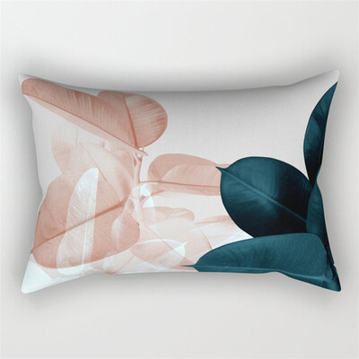 Ukrasna navlaka za jastuk 30x50 Jastučnica Tropske biljke Kauč Jastuci Poliester Dekoracija Poklopni jastuci Kućni dekor