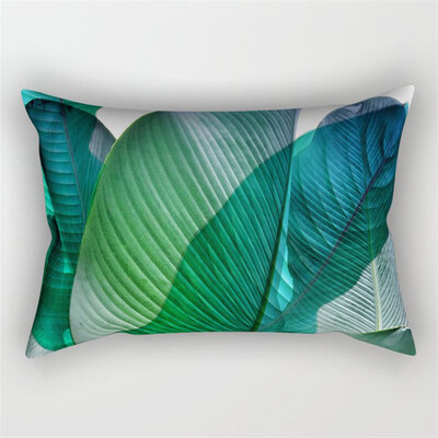 Ukrasna navlaka za jastuk 30x50 Jastučnica Tropske biljke Kauč Jastuci Poliester Dekoracija Poklopni jastuci Kućni dekor