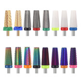 Burghiu pentru unghii din carbură de tungsten 5 în 1 Burghie electrice pentru manichiură pentru mașină de frezat Pile de unghii Pedichiură Nail Art