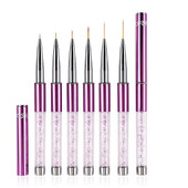 1 KOM Nail Art Kist Line Painting Pen Gel UV manikura Alati Četke Nail Art Liner Kist Gel Nail Kist Kist za lakiranje Crtanje