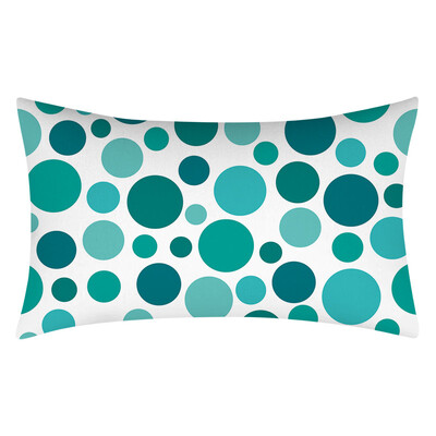 Teal Blue Jastučnica 30X50 Geometry Jastučnica Poliester Sofa Jastuci Ukrasni jastuci Nordic Home Decor Jastučnica