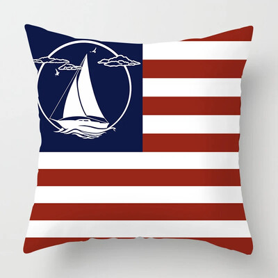 Nordic Dark Blue Nautical kolekcija jastučnica Home Decor Sofa Decoration Navlaka za jastuk