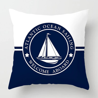 Nordic Dark Blue Nautical kolekcija jastučnica Home Decor Sofa Decoration Navlaka za jastuk