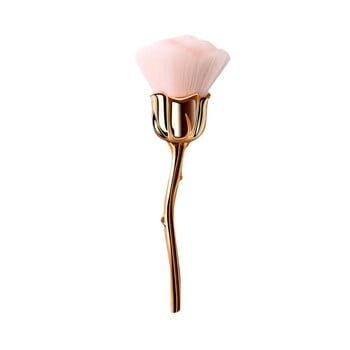 Четка за прах за нокти Rose Flower Ultra Soft Nylon Dust Brush for Manicure Cleaner Tools Rose Shape Nail Brush Cleaning Supplies