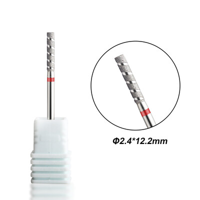 Dijamantna keramička bušilica za nokte Glodalo za manikuru Rotirajući bitovi za čišćenje zanoktica Pribor Turpije za nokte Alati za umjetnost