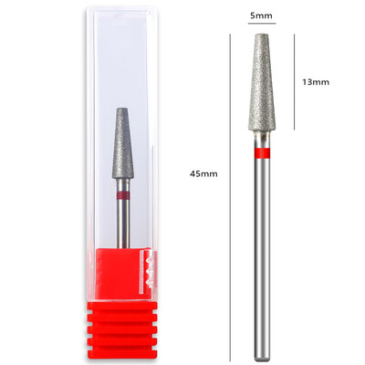 Dijamantna keramička bušilica za nokte Glodalo za manikuru Rotirajući bitovi za čišćenje zanoktica Pribor Turpije za nokte Alati za umjetnost