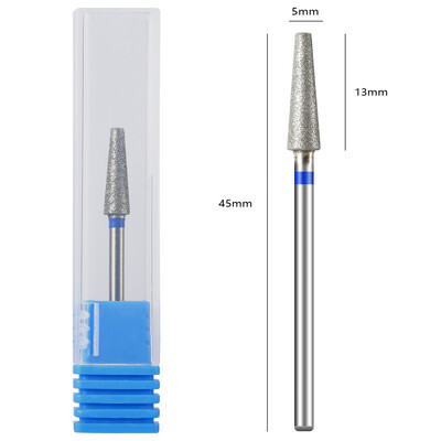 Dijamantna keramička bušilica za nokte Glodalo za manikuru Rotirajući bitovi za čišćenje zanoktica Pribor Turpije za nokte Alati za umjetnost