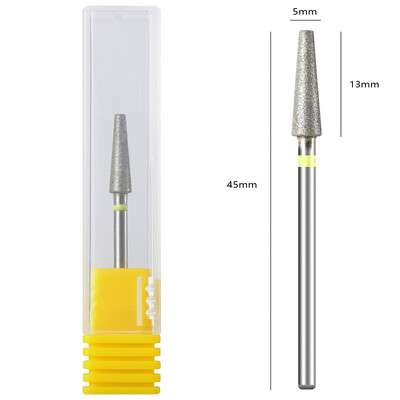Dijamantna keramička bušilica za nokte Glodalo za manikuru Rotirajući bitovi za čišćenje zanoktica Pribor Turpije za nokte Alati za umjetnost