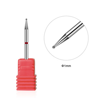 Dijamantna keramička bušilica za nokte Glodalo za manikuru Rotirajući bitovi za čišćenje zanoktica Pribor Turpije za nokte Alati za umjetnost