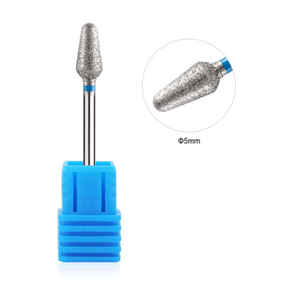 Dijamantna keramička bušilica za nokte Glodalo za manikuru Rotirajući bitovi za čišćenje zanoktica Pribor Turpije za nokte Alati za umjetnost
