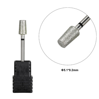 Dijamantna keramička bušilica za nokte Glodalo za manikuru Rotirajući bitovi za čišćenje zanoktica Pribor Turpije za nokte Alati za umjetnost