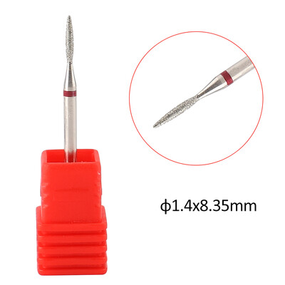 Dijamantna keramička bušilica za nokte Glodalo za manikuru Rotirajući bitovi za čišćenje zanoktica Pribor Turpije za nokte Alati za umjetnost