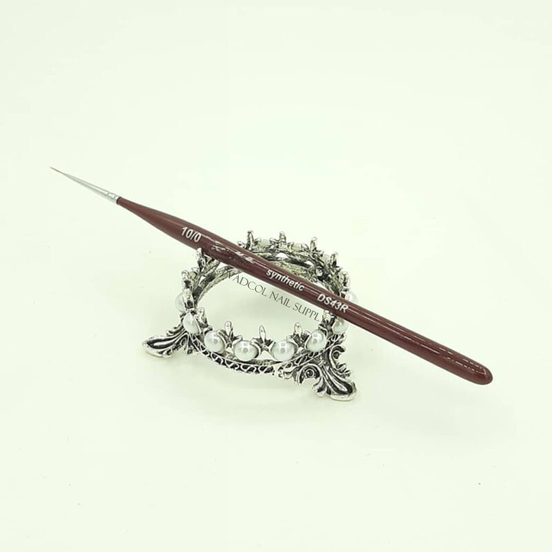 Kolinsky Sable Finest Premium Nail Art hosszú csíkos béléskefe fa nyelű akril körmök eszközzel