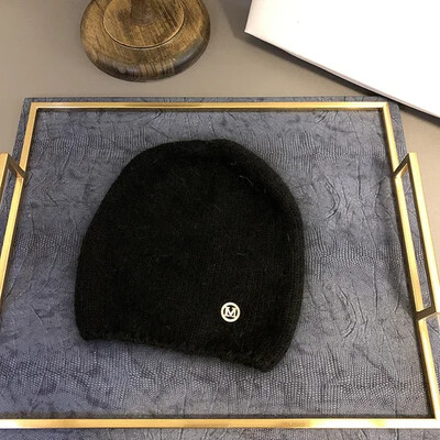 2024 New Fashion μονόχρωμο χειμερινό καπέλο από γούνα κουνελιού για γυναικεία μακρυμάλλη Ζεστό καπέλο απλό υψηλής ποιότητας Soft Spring Beanies Χονδρική