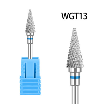 Svrdla za nokte od volfram karbida Flame glodala za manikuru Skidanje gel laka Brusilica Savjeti Dodaci za nokte Alati GLWGT